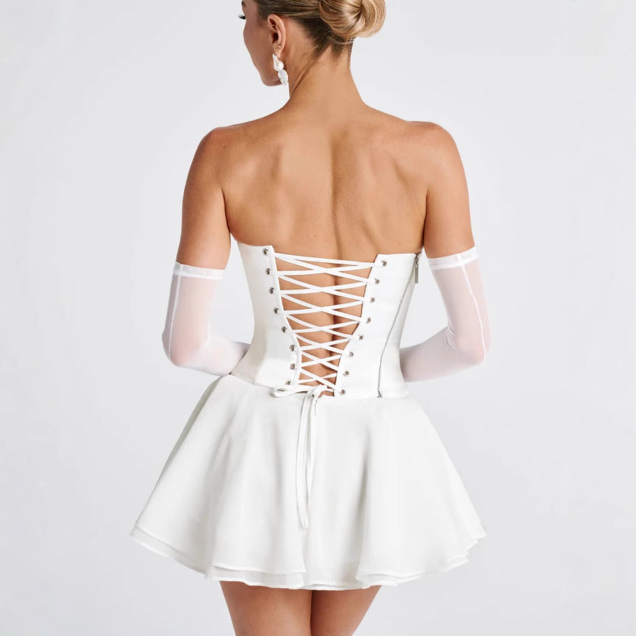 Parisian Off-Shoulder Tube Dress