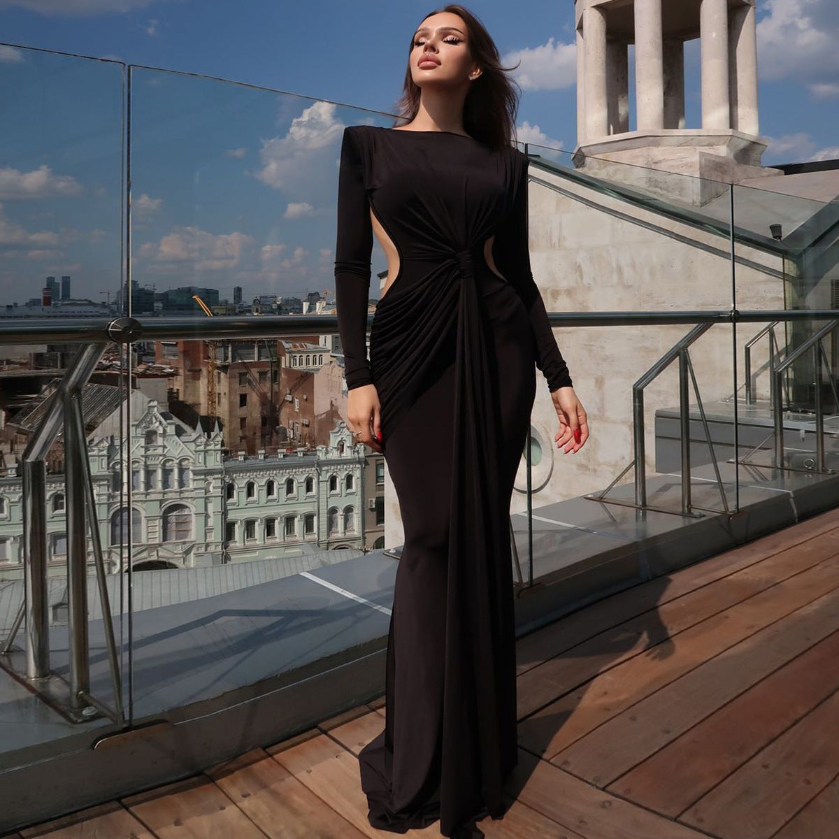 Elegant Long Sleeve Dress