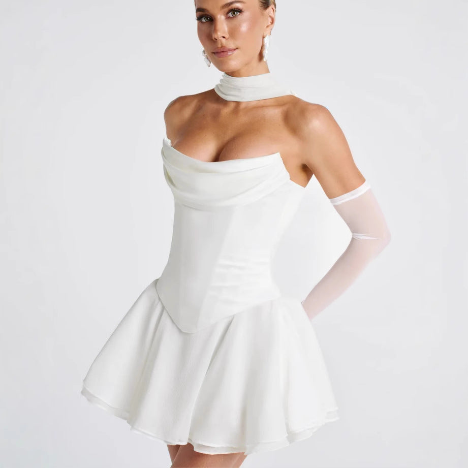 Parisian Off-Shoulder Tube Dress