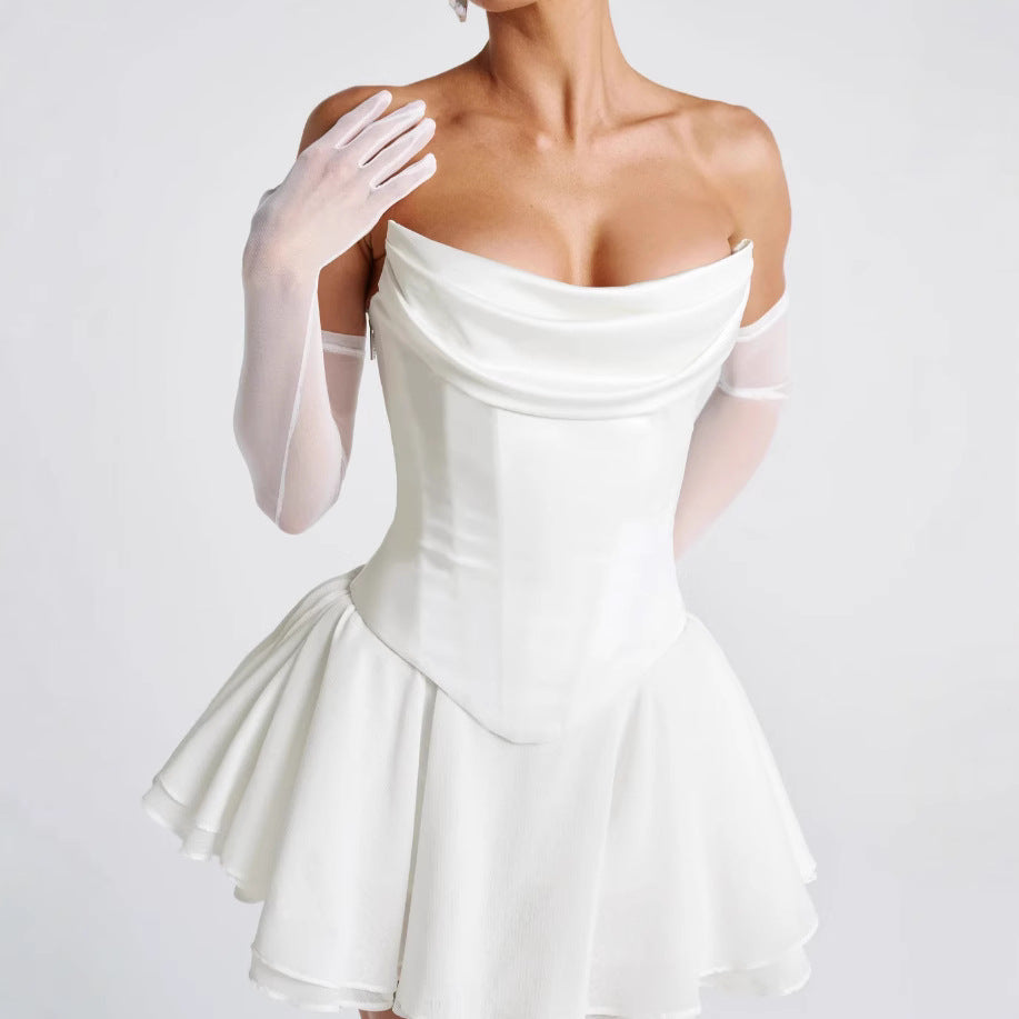 Parisian Off-Shoulder Tube Dress